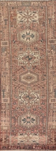 Pink traditional runner rug - runner,