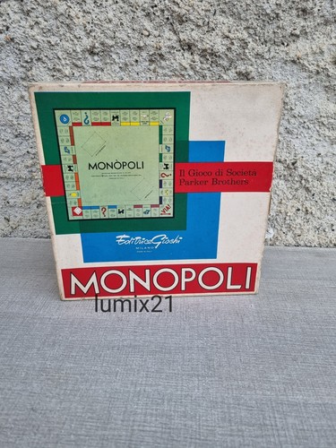 Monopoli lire vintage scatola - monopoli,