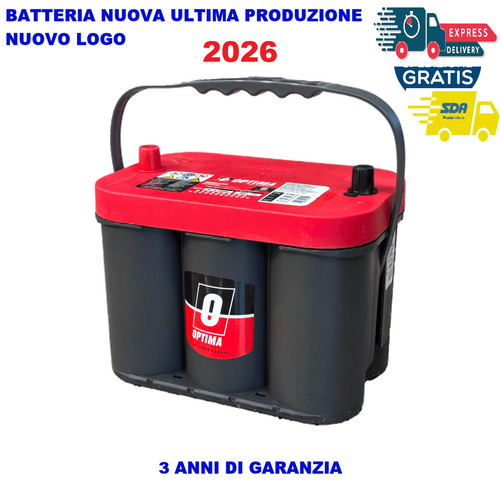 Batteria optima red - optima, 50ah