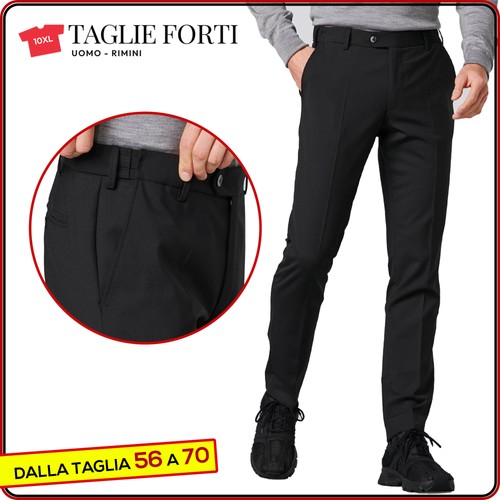 Pantaloni uomo misto lana - misto,