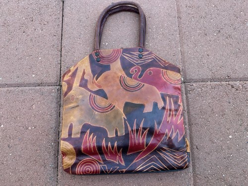 Borsa elefante pelle - elefante,