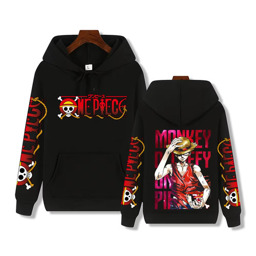 Felpa one piece luffy con - felpa,