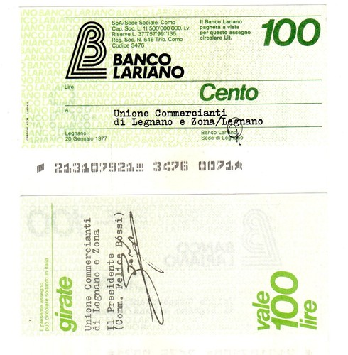 Italia banco lariano - italia,