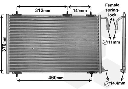 Condensatore climatizzatore - condensatore,,