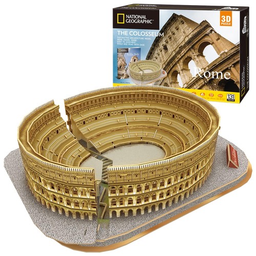 Cubicfun puzzle colosseo - cubicfun, 3d