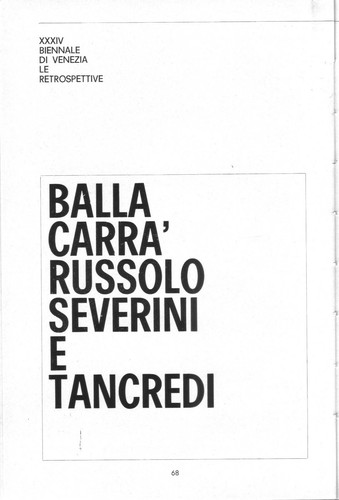 Xxxiv biennale venezia - di,