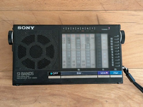 Radio vintage sony icf 4920 - sony, icf-4920