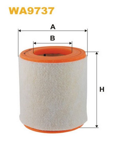 Wa9737 filtro aria per audi - wa9737,