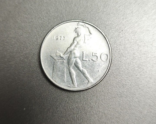 Moneta lire 1977 - 50,