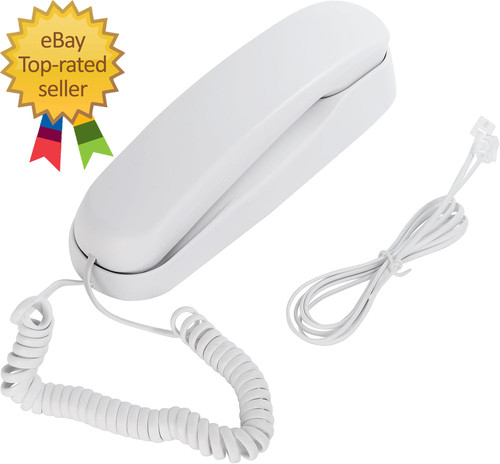 Telefono cordato base - , bianco