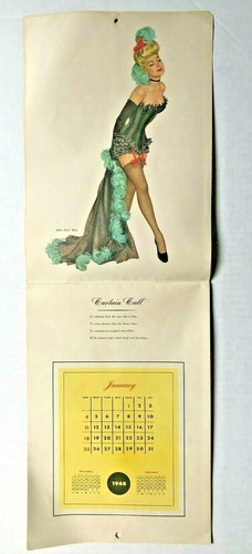 Calendario pinup girl 1948 - pinup,