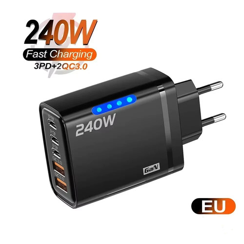 Caricatore gan 240w - 240w, usb