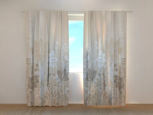 Tende fiori astratti - tende, di
