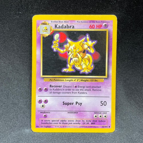Kadabra 102 base set - kadabra, 32/102