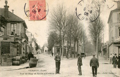 Carte vernon rue - bizy, et