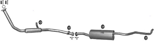 Silenziatore scarico suzuki - silenziatore,
