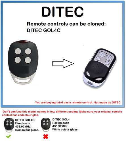 Ditec gol4c duplicatore - ditec,