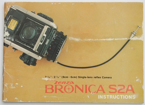 Zenza bronica s2a manuale - bronica,