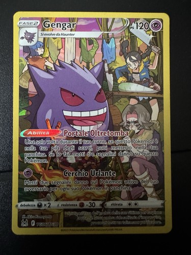 Carta pokemon gengar tg06 tg30 - carta,
