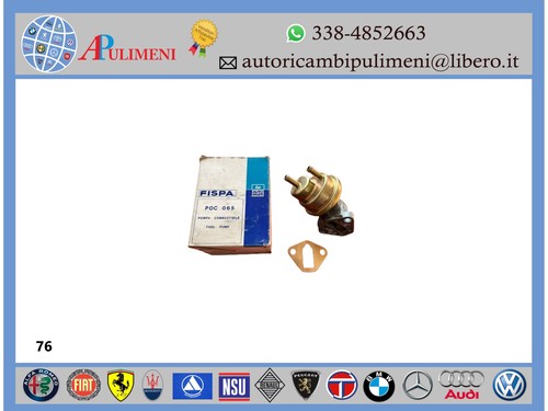 Pompa carburante alfa - carburante, romeo