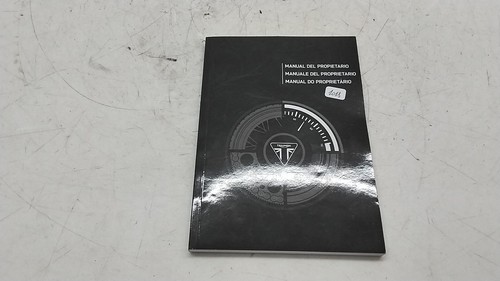 Triumph trident libretto uso - , e