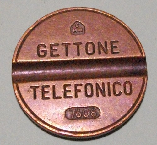 Gettone telefonico sip - telefonico,