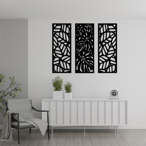 Set tre pannelli decorativi - set,