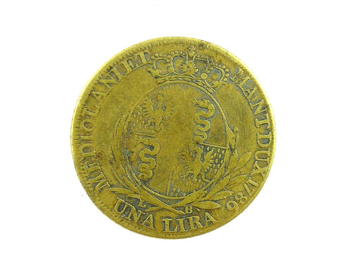 Moneta antica lira - 1,