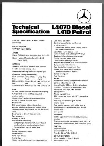 Mercedes benz l407d - mercedes-benz, l410