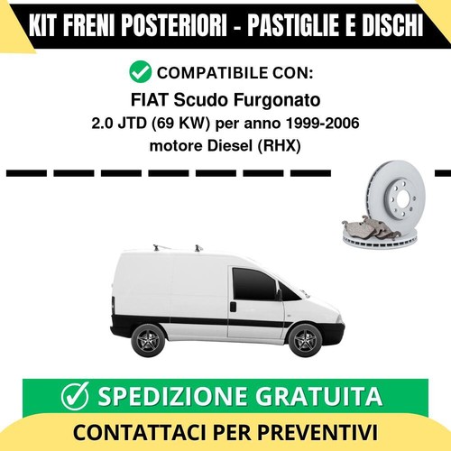 Kit freni posteriori - kit,