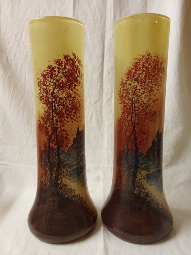 Legras paire grand vase en - paire,