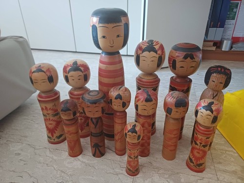 Lotto kokeshi bambole doll - kokeshi,