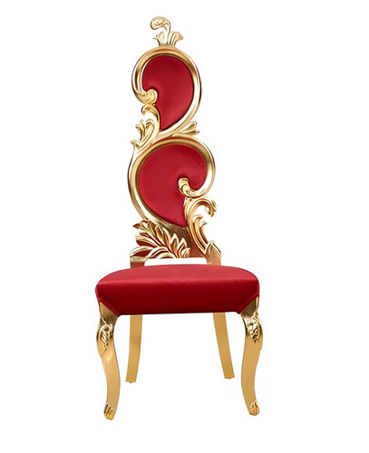 Poltrona trono imbottitura - poltrona,