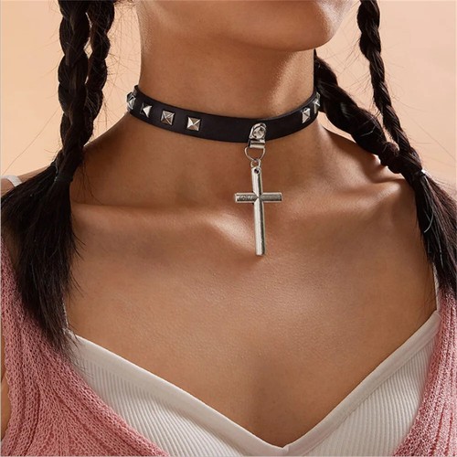 Collana donna punk gotica - collana,