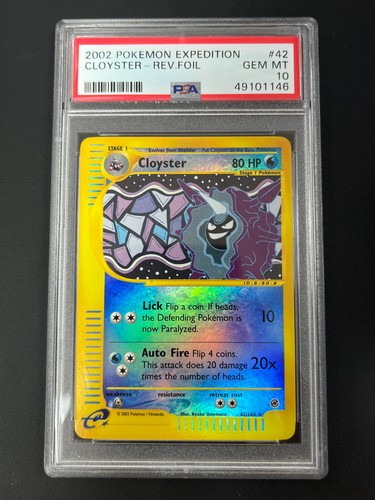 Psa reverse holo cloyster - 10,