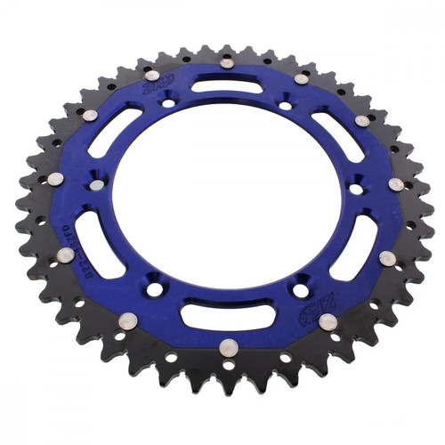 Pignone alluminio blu denti - alluminio,