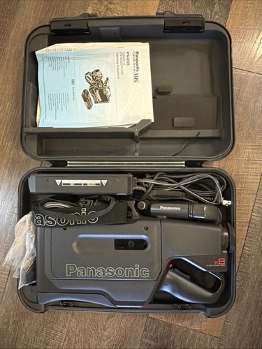 Kit videocamera vhs panasonic - kit,