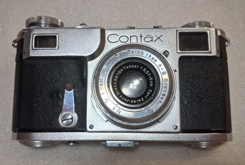 Contax camera tessar - -,