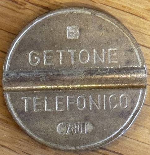 Gettone telefonico 7801 raro - 7801,