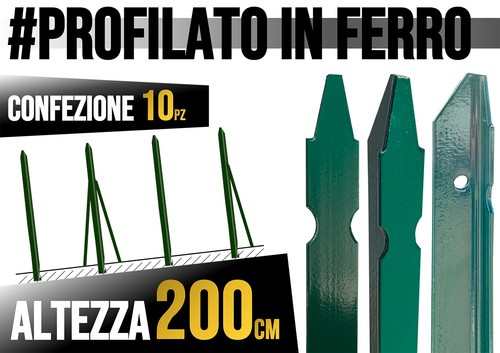 Paletti per recinzione - paletti,
