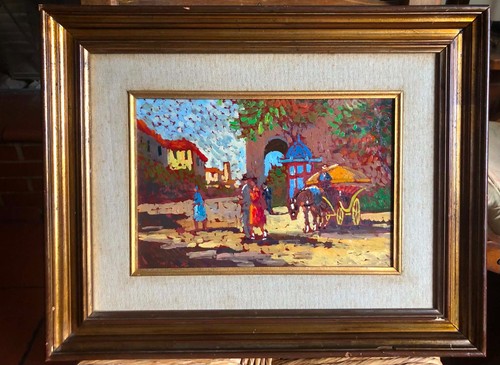 Dipinto olio cavallo - dipinto, ad
