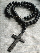 Collana fatta mano croce - collana, a