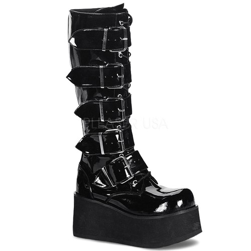 Stivali stringati pleaser punk - stringati,