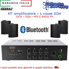 KIT Amplificatore e 4 casse