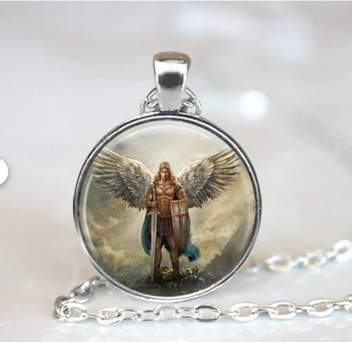 Collana ciondolo angelo - collana, 22"