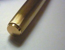 AURORA, SERBATOIO stilografica RAM/K , in vermeil : argento massiccio + lam.oro.