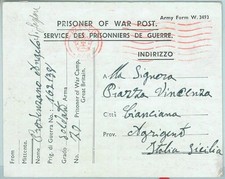 67569 - ITALIA - Storia Postale - Cartolina POW MAIL da MONTE URANO 1945