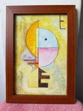 wassily kandinsky , framed oil