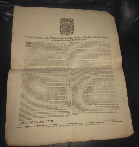 1690 pavia milano giuseppe - 1690,