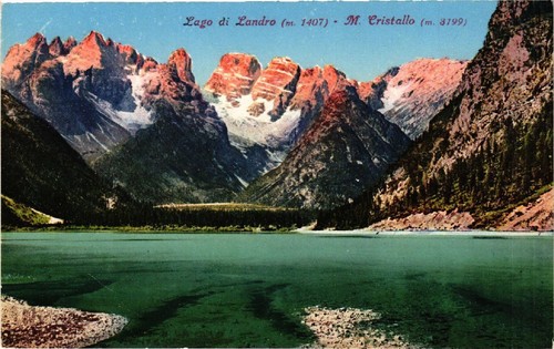 Cpa lago landro - lago, di